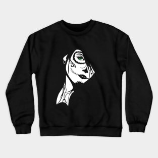 Sugar Skull Girl Art Crewneck Sweatshirt